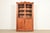 English Country Farmhouse Carved Walnut Bookcase Cabinet, 1970s For Sale - Image 13 of 13