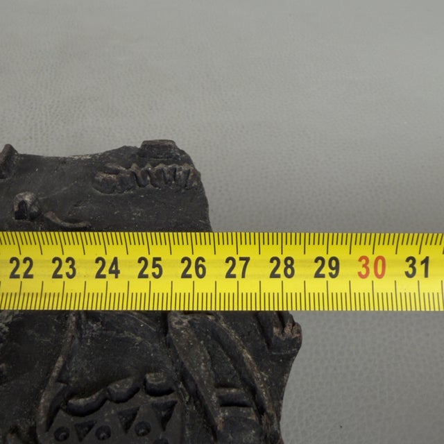 Carved Wooden Matrix Mold, Mid 20th Century For Sale - Image 9 of 11