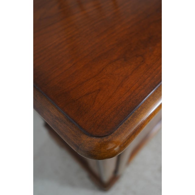 Drexel Heritage Country French Cherry & Burl Wood Buffet Server For Sale - Image 9 of 18
