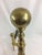 Metal Brass Cannonball Andirons - A Pair For Sale - Image 7 of 8