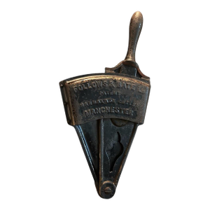 Antique English Follows & Bate Marmalade Cutter, Cast Iron and Wood