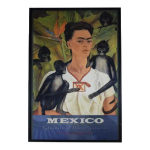 Frida Kahlo 1991 Museum Exhibition Poster