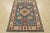 Tribal Kazak Rug 5′ X 6’8” Blue Wool Tribal Hand-Knotted Oriental Carpet For Sale - Image 3 of 12