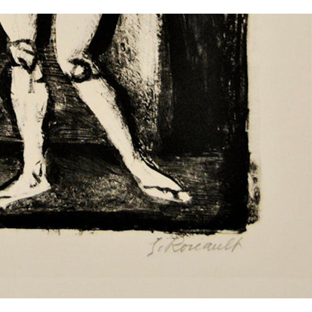 L'Ecuyere is a beautiful original lithograph realized by Georges Rouault in 1920. Hand-signed and numbered by the artist...