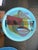Large Plate with Cubist Decoration by Janou Pitons for the Breton Artistic Earthenware Factory of Porcin, 1950 For Sale - Image 10 of 10