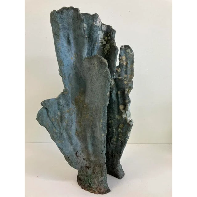 1960s Vintage Abstract Metal Sculpture – Coral Reef Inspired Form For Sale - Image 5 of 6