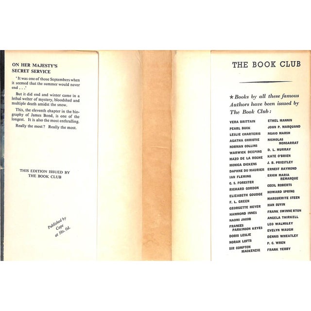 Traditional "On Her Majesty's Secret Service" 1963 Fleming, Ian For Sale - Image 3 of 4