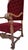 Antique French Regency Style Ornate Caved Walnut Throne Chairs Newly Reupholstered in a Burgundy Mohair - Pair Gorgeous...