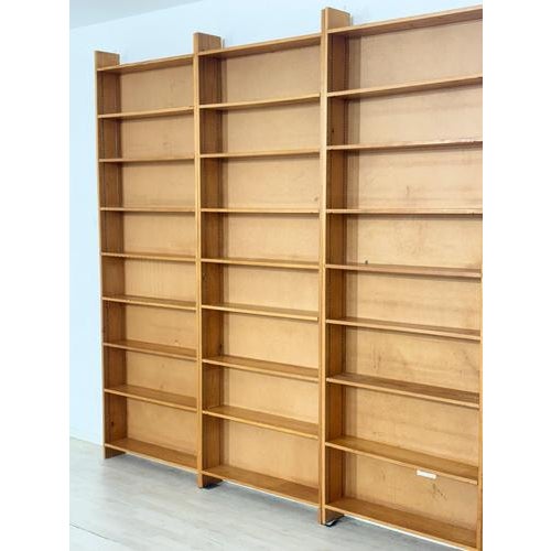 Large Vintage Shelving Unit in Pine, 1960s For Sale - Image 13 of 18