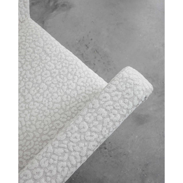 Mid-Century Modern Leopard Armchair with Brass Legs, 1950s For Sale - Image 14 of 15