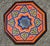 Moroccan Orange Moroccan Hand-Painted Accent Table For Sale - Image 3 of 6