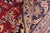 Textile Medallion Red/Blue Wool Rug - 10'0'' X 13'1'' For Sale - Image 7 of 10