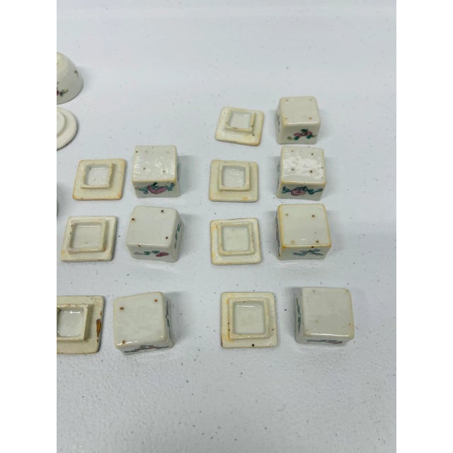 Qing Dynasty - 13 Antique Chinese Porcelain Enameled Salt Boxes For Sale In Boston - Image 6 of 8