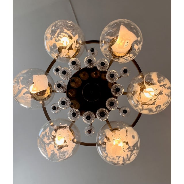 Vintage Chandelier by Kamenicky Šenov, Czechoslovakia, 1970s For Sale - Image 13 of 15