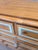 Antique English Edwardian Natural Pine Chest of Drawers With Blue French Line For Sale In Denver - Image 6 of 14