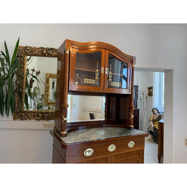Antique Art Nouveau Buffet, 1920s For Sale - Image 10 of 17