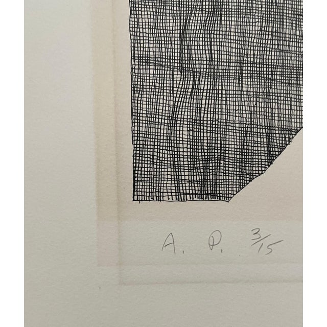 Nancy Drosd, Golda Meir Israeli Woman Prime Minister Smoking Cigarette Ink Line Etching Print, 1972 For Sale - Image 9 of 10