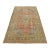 Tabriz Rug 6’6” X 9’9” Pink Wool Vintage Distressed Hand-Knotted Carpet For Sale