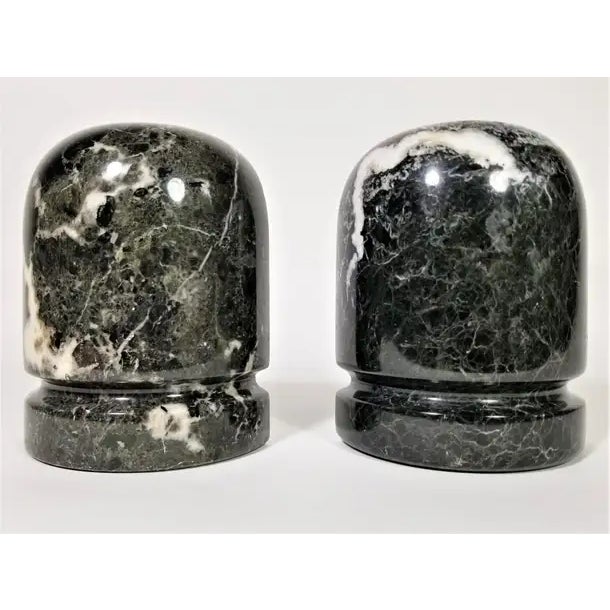 1970s Marble Bookends 1970s 1980s Mid Century For Sale - Image 5 of 13