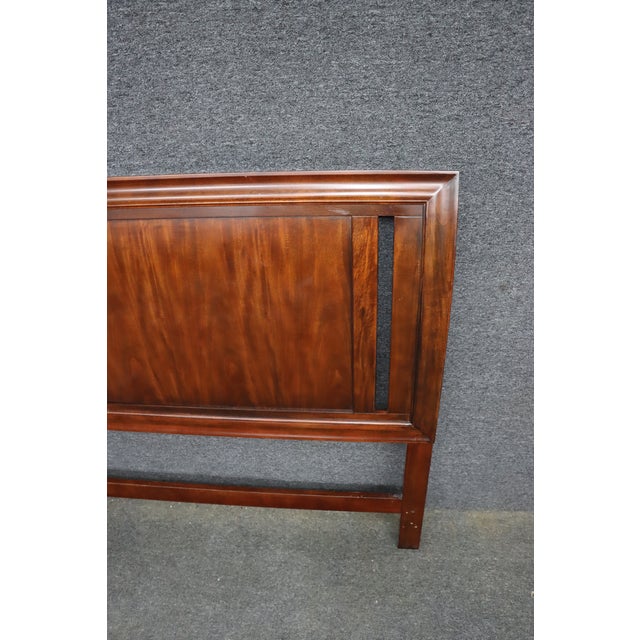 Contemporary Mahogany King Headboard For Sale - Image 4 of 9