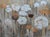 Large Sized Coral Flowers Painting on Canvas For Sale