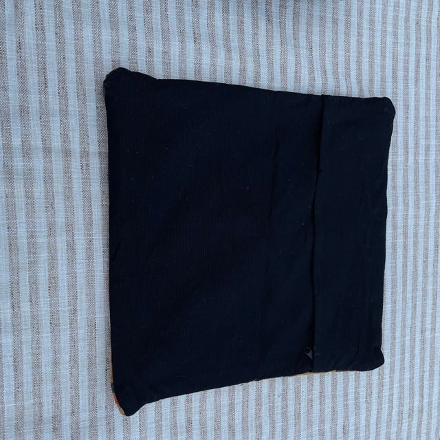 Quartered Kilim Pillow With Stripes For Sale - Image 4 of 5