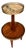 French Neoclassical Style Mahogany Side Table With Marble Top, Circa 1890 For Sale