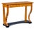 Empire Revival Burr Birch Console Table, 1880 For Sale