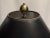 1980s Post-Modern Brass and Metal Floor Lamp With Black Shade by Hart Associates - Art Deco Style For Sale - Image 10 of 12