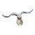 1960s Signed Steuben Crystal Eagle Sculpture — Large 13" Wingspan, Bird on Ball For Sale