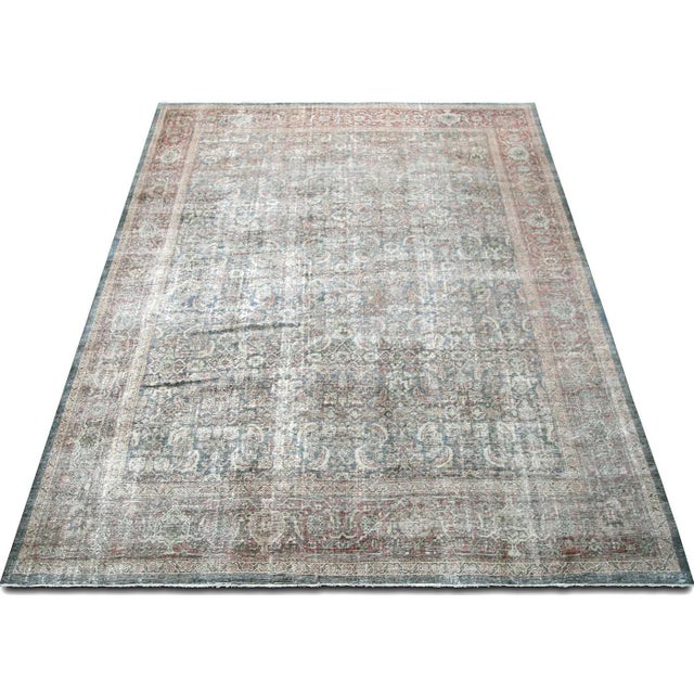 1940s Persian Mahal Rug For Sale In Los Angeles - Image 6 of 7