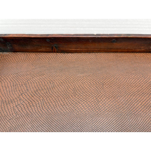 Vintage Rustic Wood Decor and Serving Tray For Sale In Sacramento - Image 6 of 8