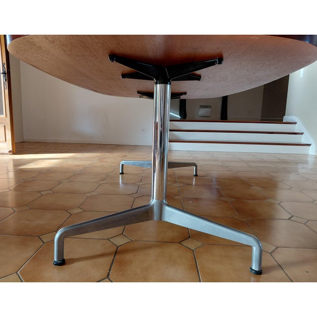 Wood Table by Giancarlo Piretti for Castelli, 1960s For Sale - Image 7 of 9