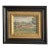 Antique Irish Petit Point Needlepoint Art of Garden Landscape For Sale
