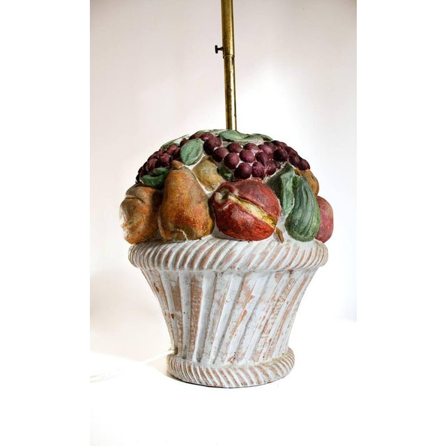 Beige Italian Table Lamp in Porcelain, 1970s For Sale - Image 8 of 18