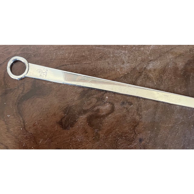 Antique Early 19th Century English George III Sterling Silver Meat Skewer or Letter Opener Hallmarked by Robert Garrard, London 1804 For Sale - Image 11 of 13