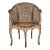 Louis XV Part Painted and Caned Desk Chair For Sale