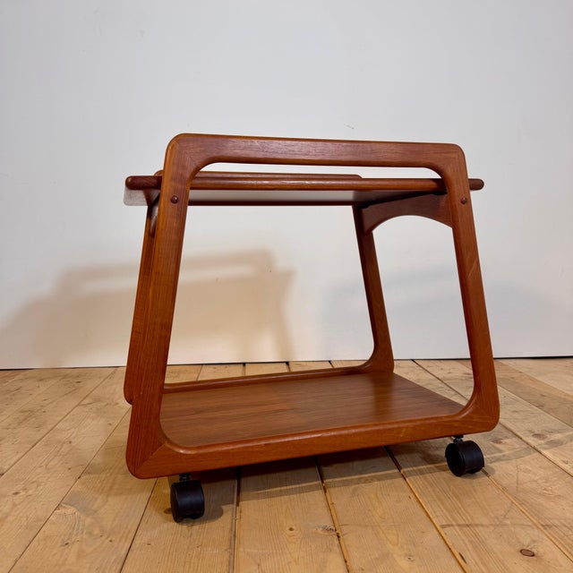 Danish Teak Bar Trolley, 1960s For Sale - Image 3 of 9