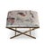 Port 68 Lauderdale Brass Bamboo Leg Bench, Herons For Sale - Image 4 of 7