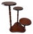 Japanese Three-Tier Hana-Dai Plant and Ceramic Stand, 1960 For Sale