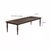Mila Dark Brown Extendable Rectangular Dining Table For Sale - Image 10 of 11