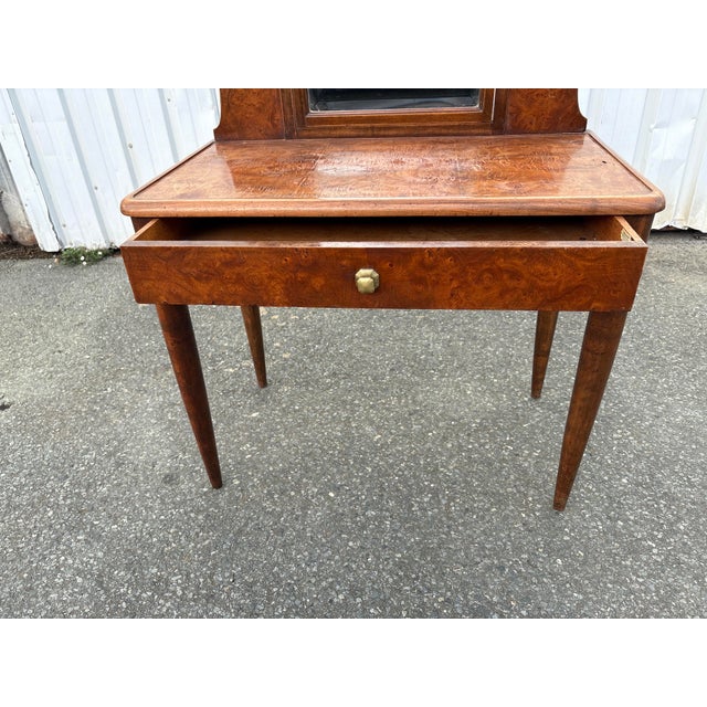 French Art Deco Dressing Table with Mirror, 1920s For Sale - Image 11 of 12