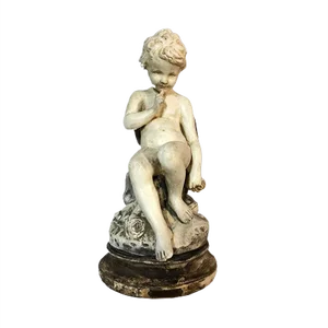 Antique Plaster Silent Child of Falconnet Sculpture