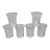 Set of Six (6) Lalique 'Enfants' Crystal Liqueur Shot Glasses, France Signed For Sale