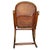 1900 - 1909 Late Victorian Oak & Caine Scrolling Rocking Chair Attributed to Thonet No. 4 For Sale - Image 5 of 7