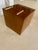 Contemporary Custom Made Polished Wood Cube Side Table For Sale In Chicago - Image 6 of 6