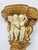 Gold Late 19th Century Neoclassical Wall Console in Gold-Leaf Gilded Wood For Sale - Image 8 of 15