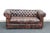 Vintage Leather Chesterfield Tufted Settee Sofa For Sale - Image 11 of 11