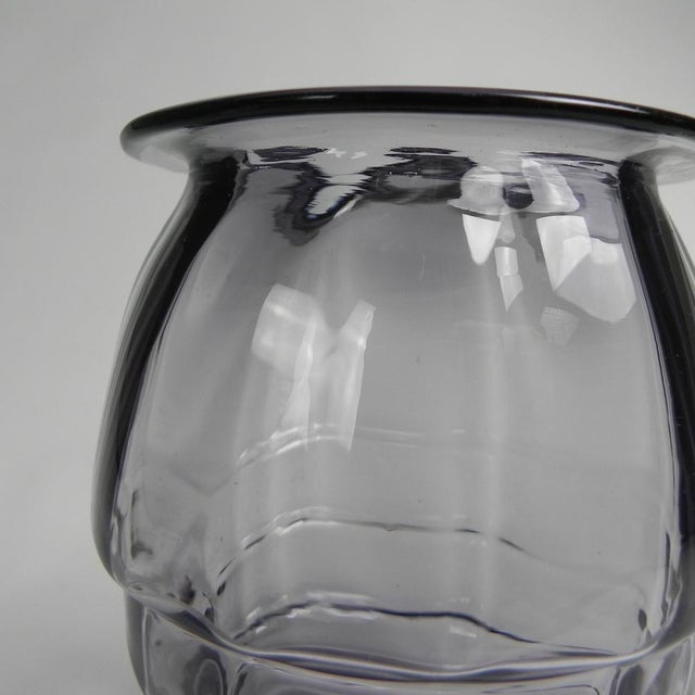 Art Deco Vase with Twisted Vertical Bands, 1930s For Sale - Image 9 of 10
