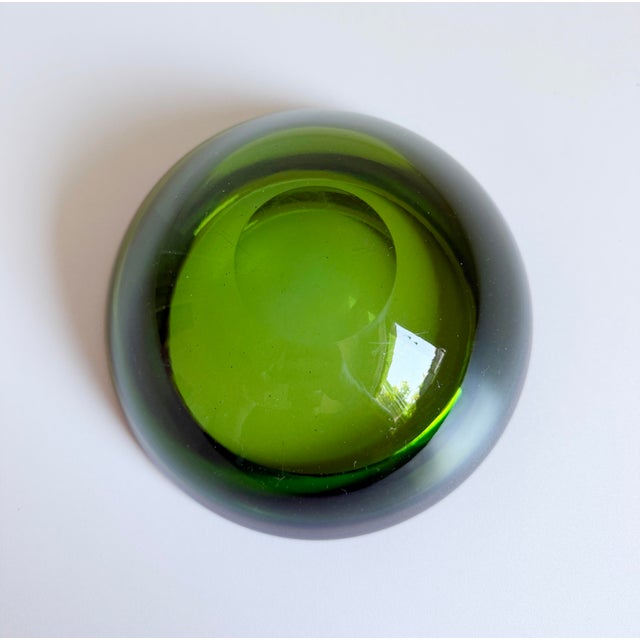 Seguso Vetri Murano Sommerso Glass Bowl, 1960s Italy, Attributed For Sale - Image 11 of 11